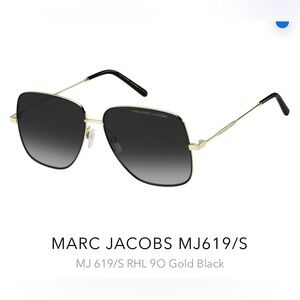 MARC JACOBS MJ619/SMJ 619/S RHL 9O Gold Black